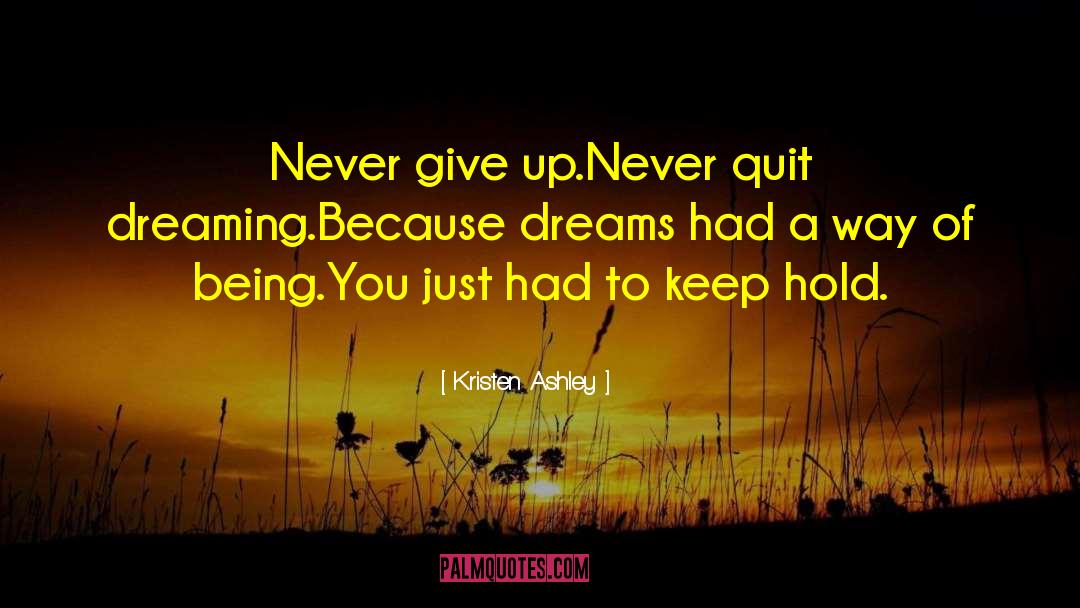 My Dreams Of You quotes by Kristen Ashley
