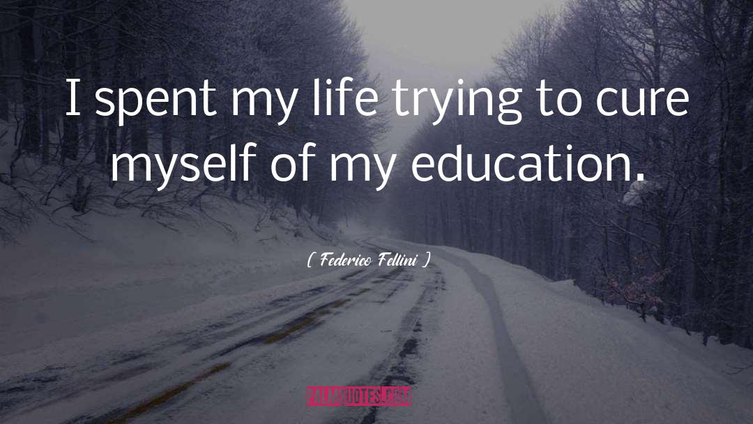 My Education quotes by Federico Fellini