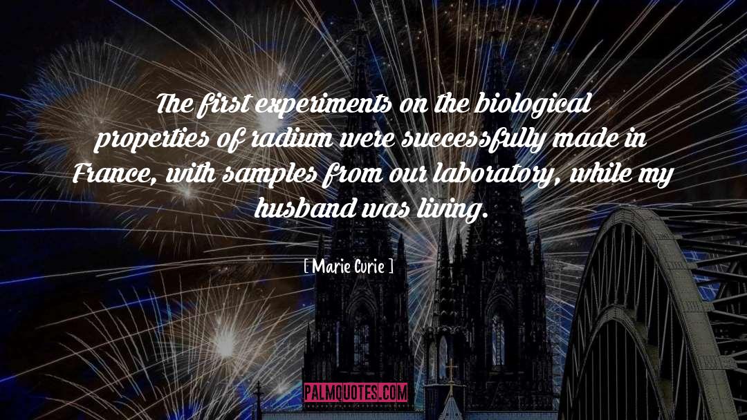 My Experiments With Love quotes by Marie Curie