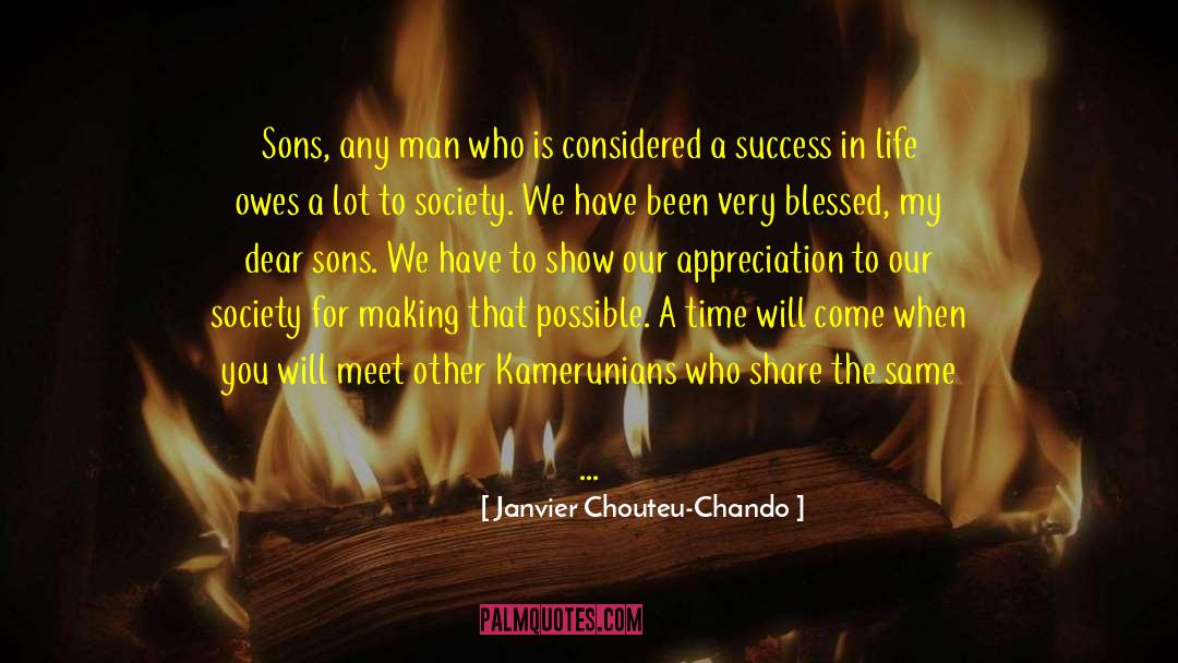My Family Is My quotes by Janvier Chouteu-Chando