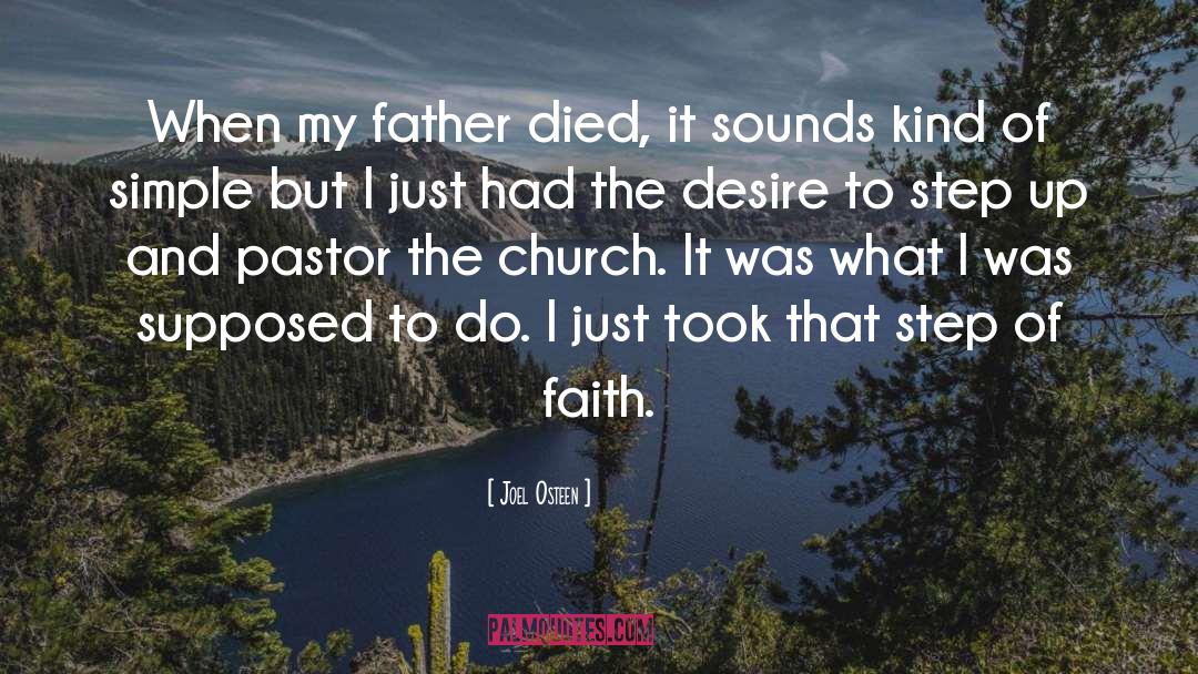 My Father Died quotes by Joel Osteen