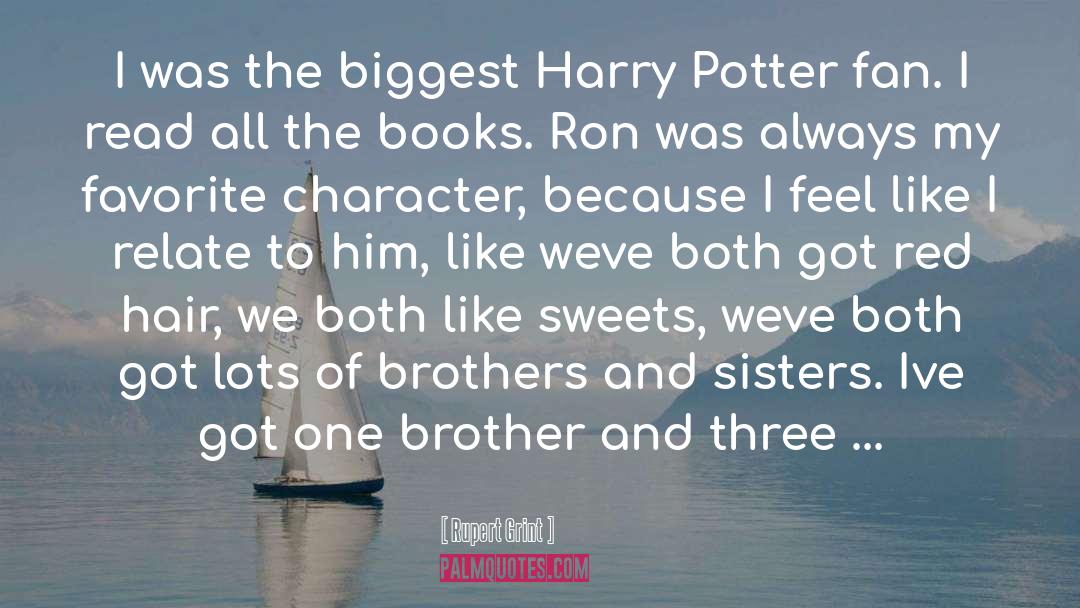My Favorite Book Sad Cute quotes by Rupert Grint