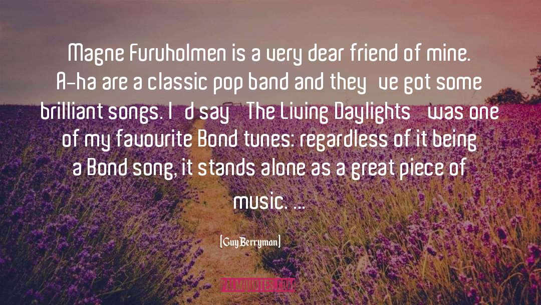 My Favourite quotes by Guy Berryman
