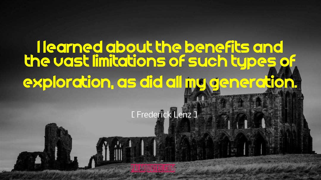 My Generation quotes by Frederick Lenz
