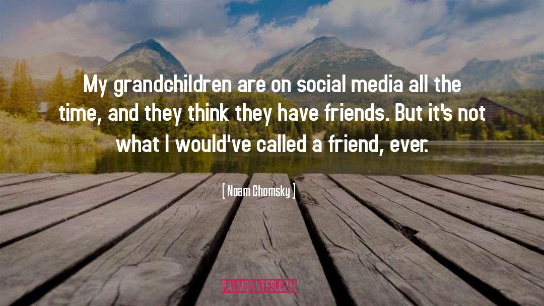 My Grandchildren quotes by Noam Chomsky
