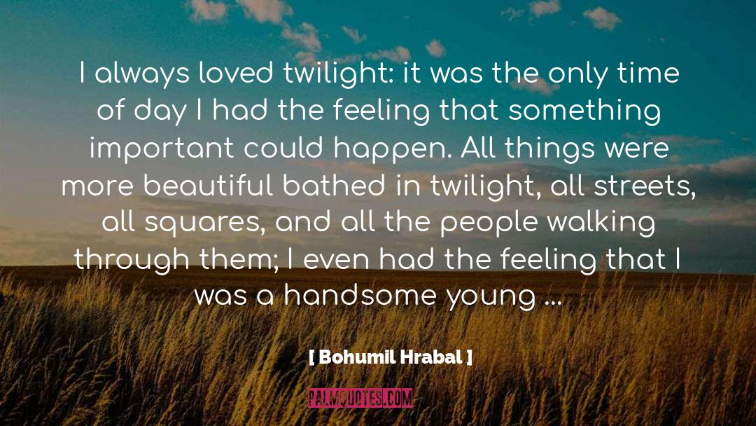 My Handsome Hunk quotes by Bohumil Hrabal