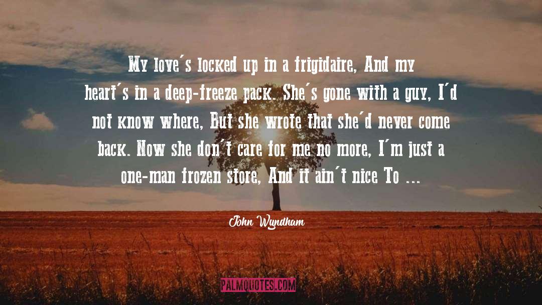 My Heart Be Damned quotes by John Wyndham