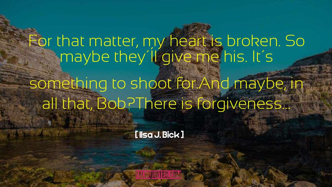 My Heart Is Broken quotes by Ilsa J. Bick