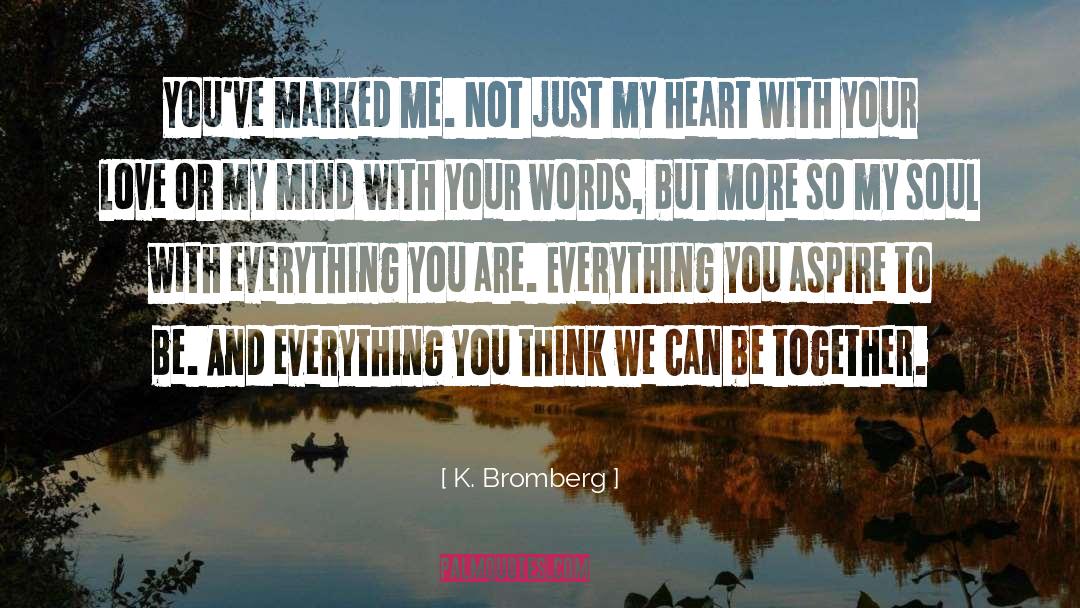 My Heart Just Exploded quotes by K. Bromberg