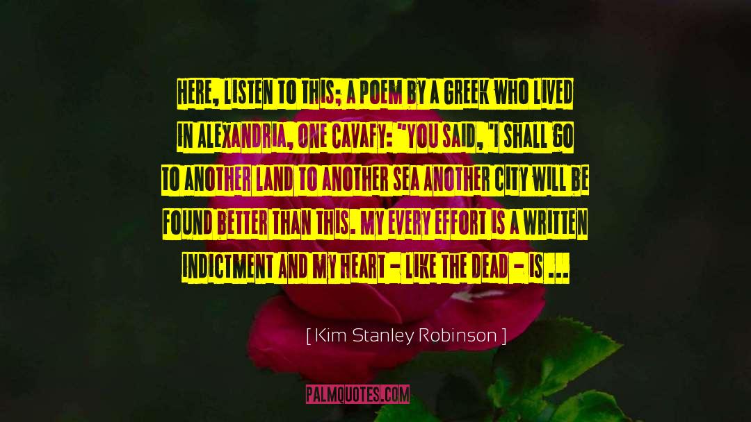 My Heart My Life quotes by Kim Stanley Robinson