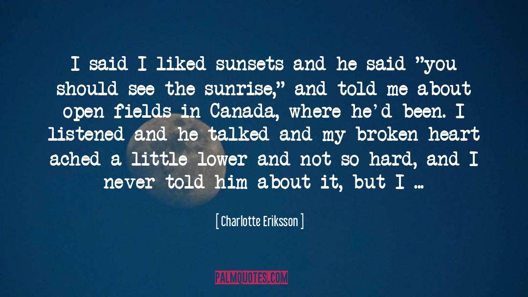 My Heart Was Full quotes by Charlotte Eriksson