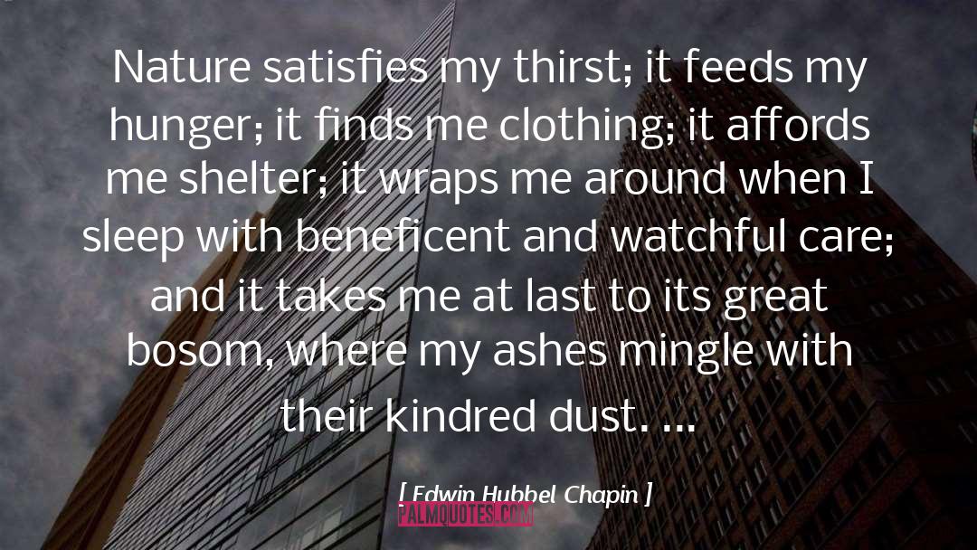 My Hunger quotes by Edwin Hubbel Chapin