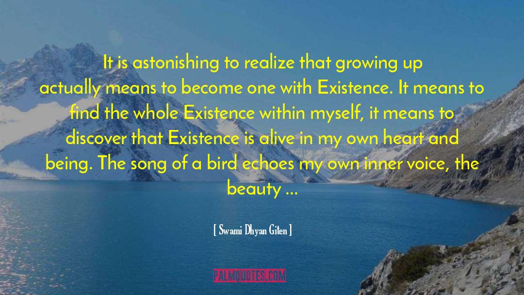 My Inner Beauty quotes by Swami Dhyan Giten