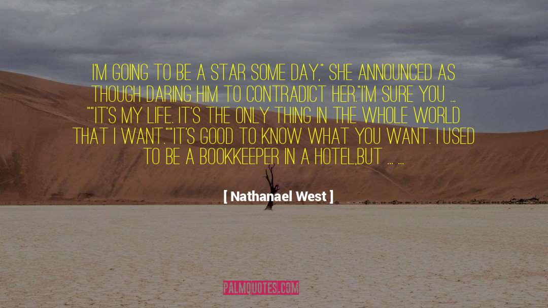 My Life As A Bat quotes by Nathanael West