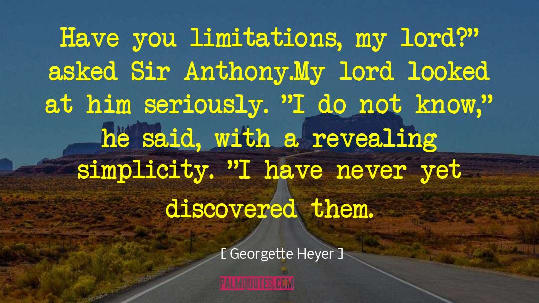 My Lord quotes by Georgette Heyer