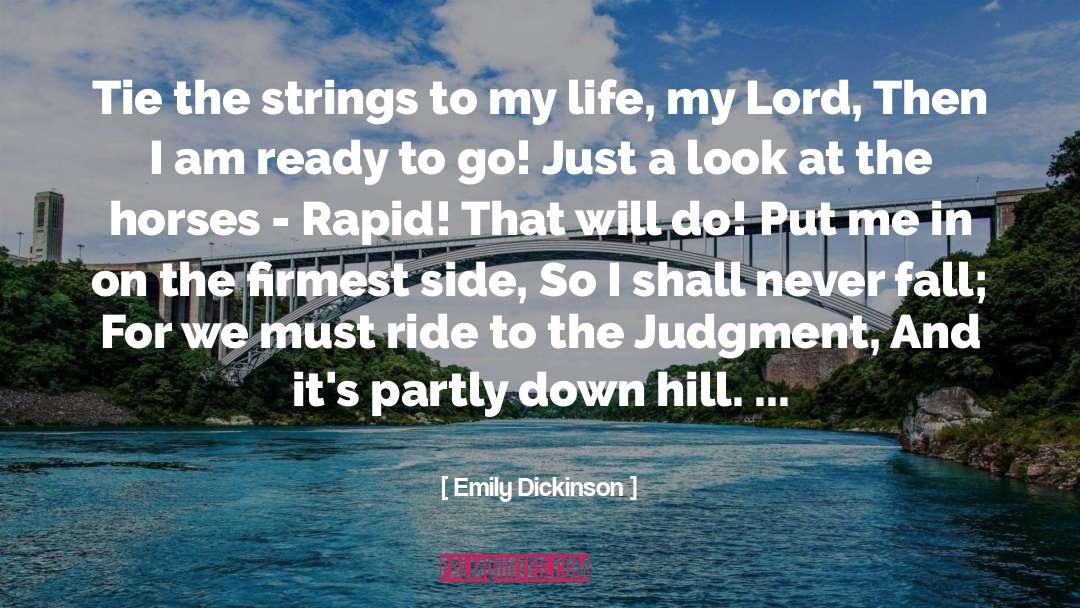My Lord quotes by Emily Dickinson