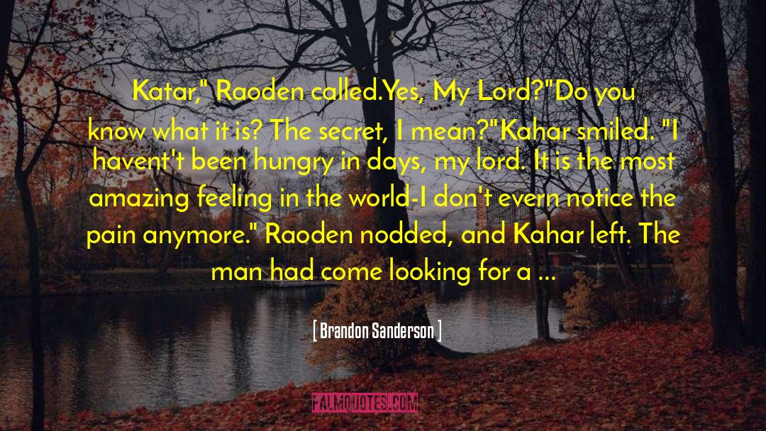 My Lord quotes by Brandon Sanderson