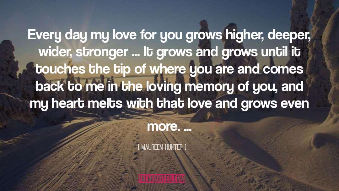 My Love For You quotes by Maureen Hunter