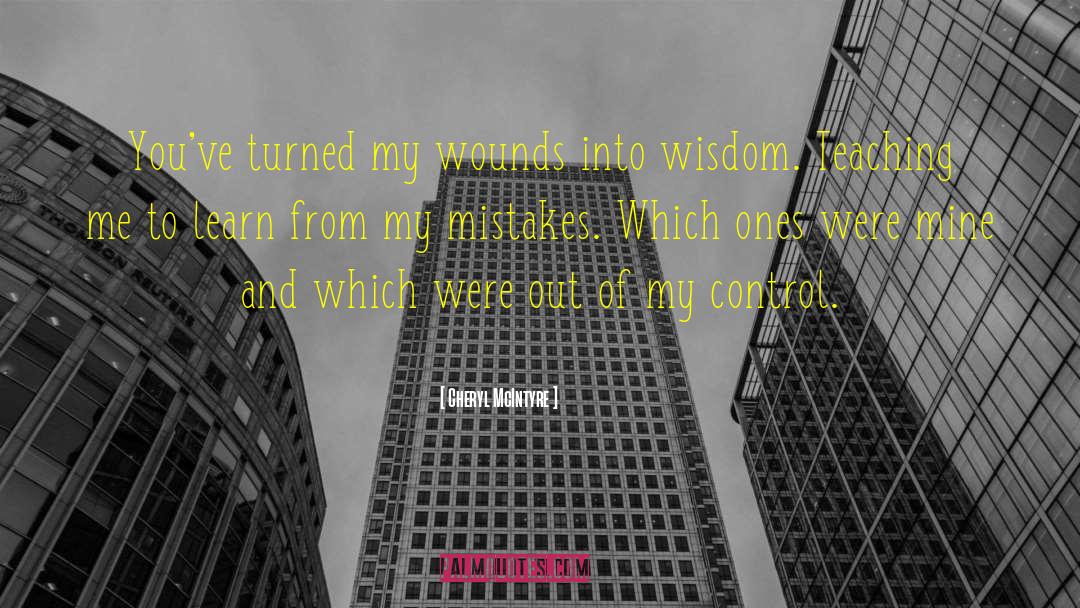 My Mistakes quotes by Cheryl McIntyre