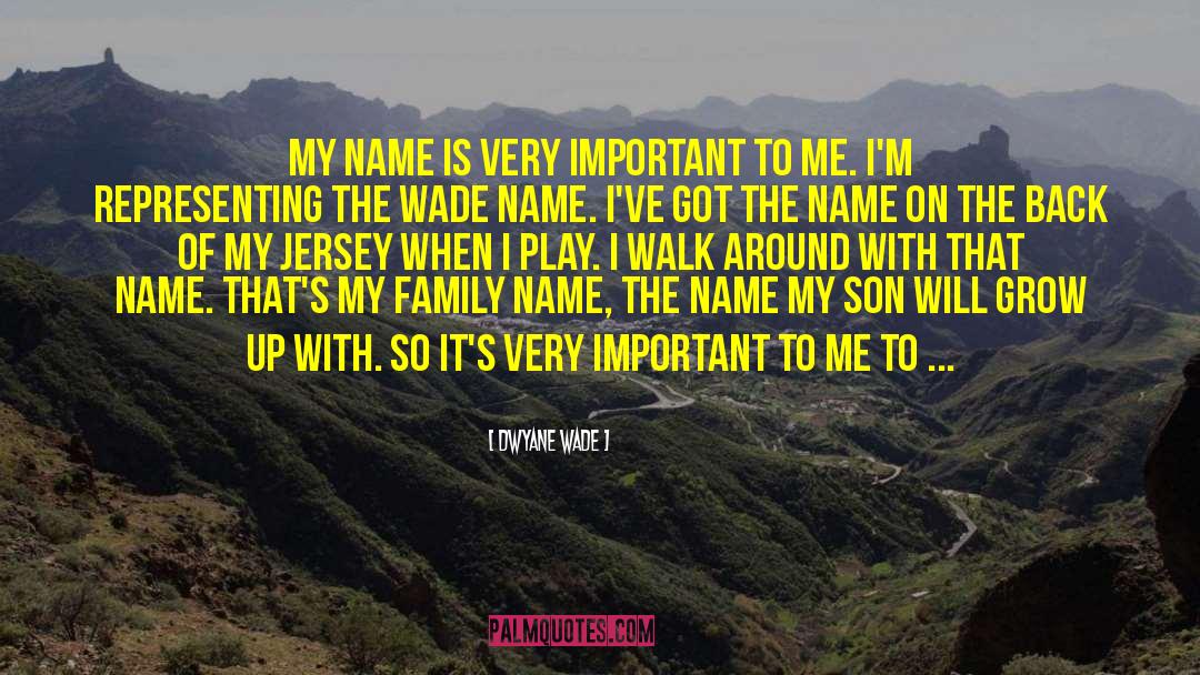My Name Is quotes by Dwyane Wade