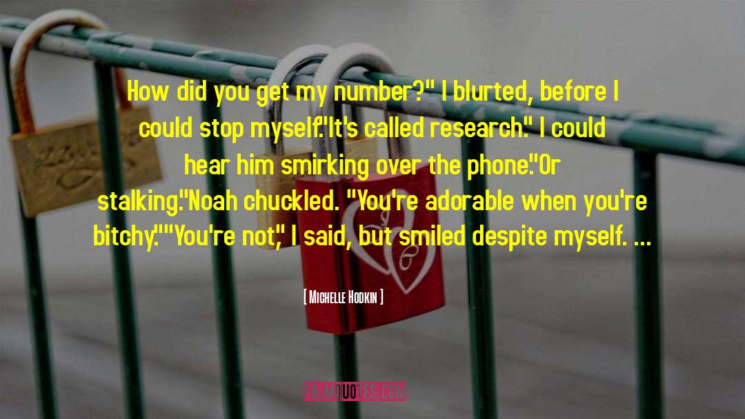 My Number quotes by Michelle Hodkin