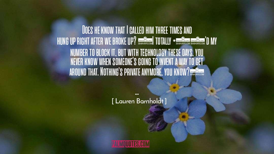 My Number quotes by Lauren Barnholdt