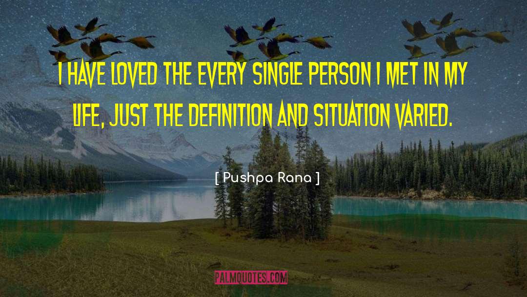 My Person Definition quotes by Pushpa Rana