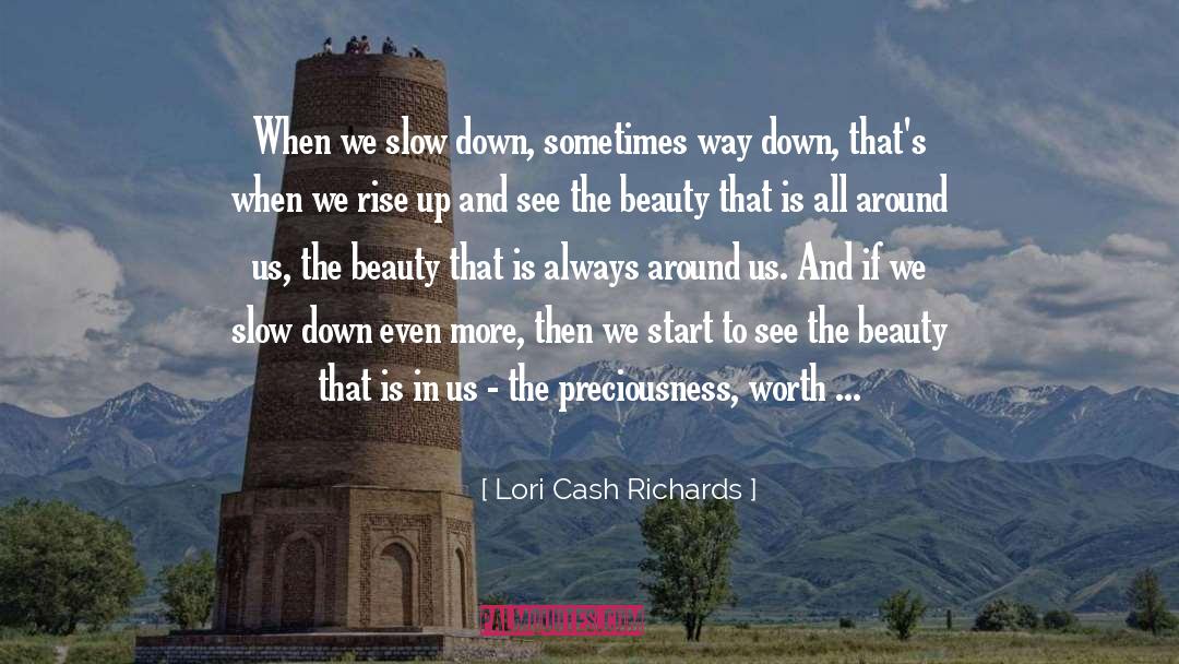 My Self Worth quotes by Lori Cash Richards