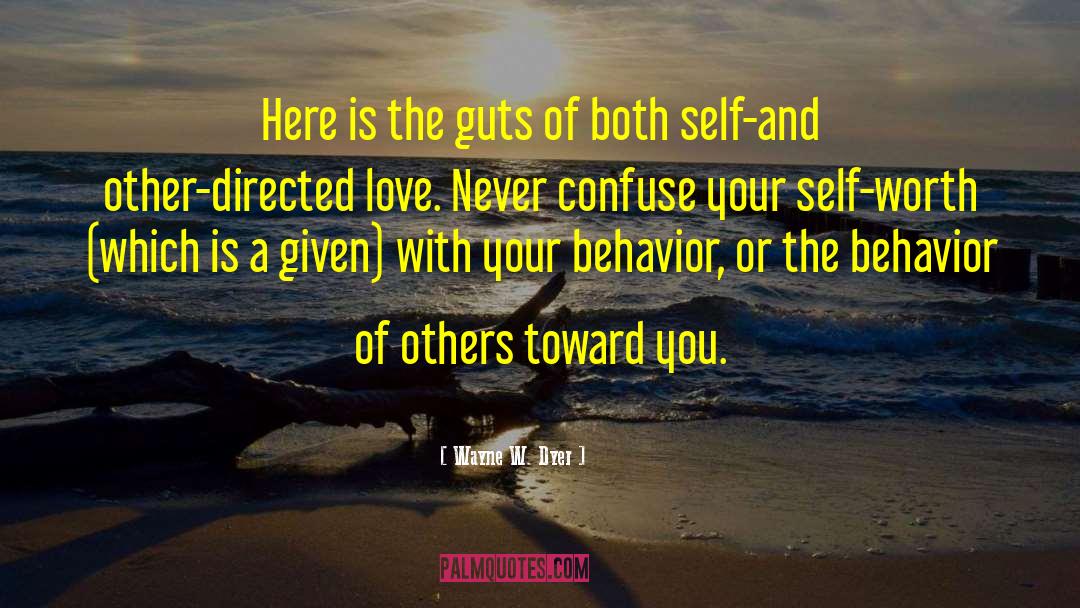 My Self Worth quotes by Wayne W. Dyer