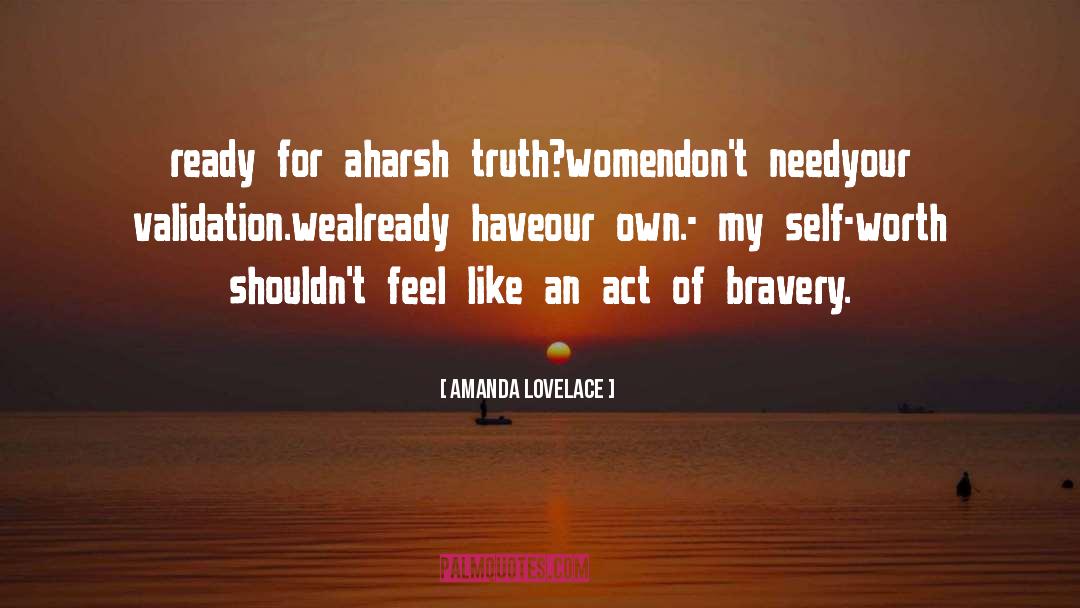 My Self Worth quotes by Amanda Lovelace
