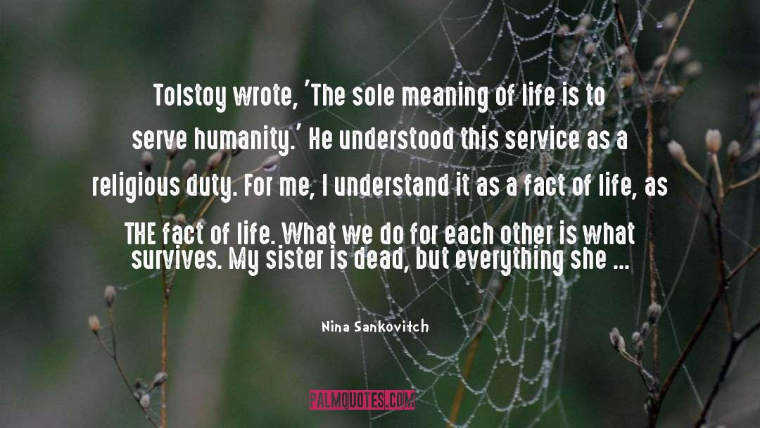 My Sister S Keeper quotes by Nina Sankovitch