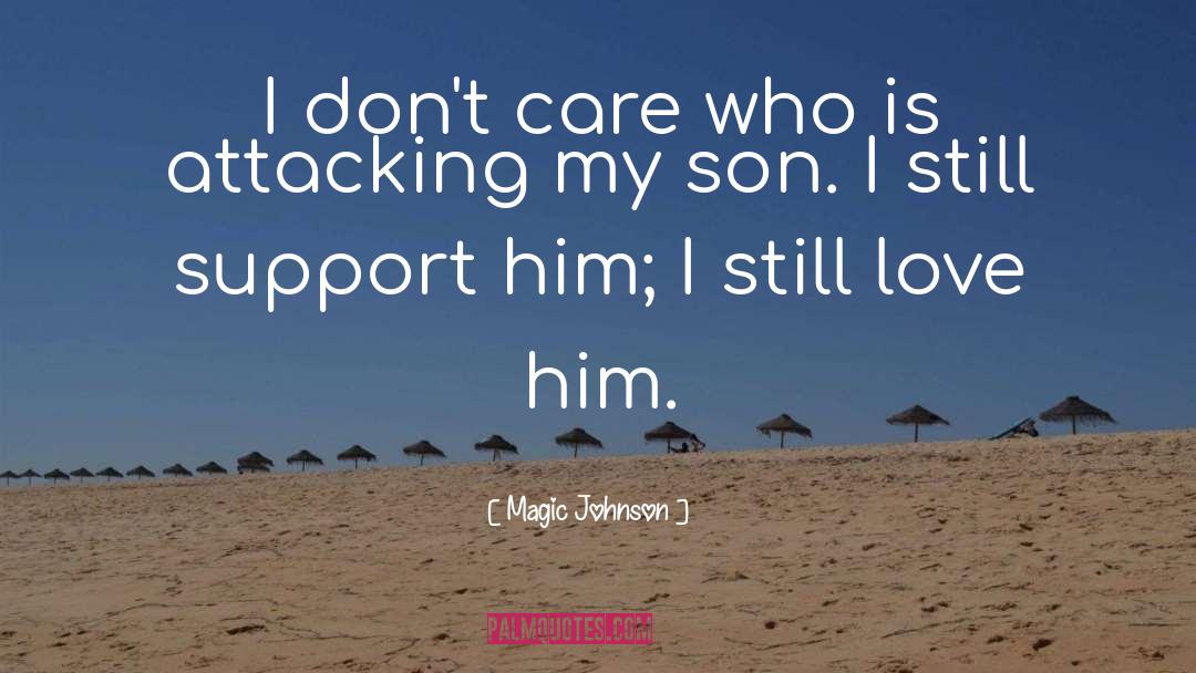 My Son quotes by Magic Johnson