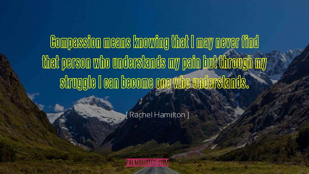 My Struggle quotes by Rachel Hamilton