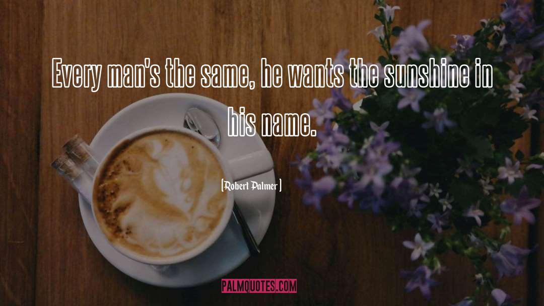 My Sunshine quotes by Robert Palmer