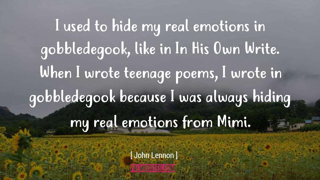 My Teenage Life quotes by John Lennon