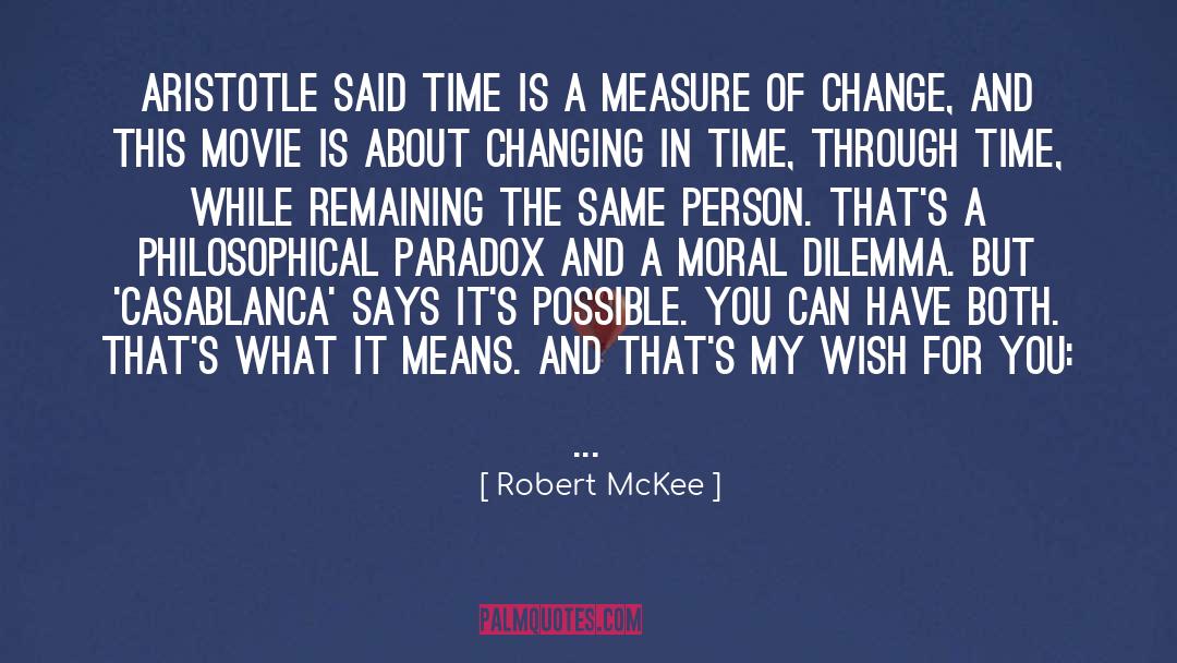 My Wish quotes by Robert McKee