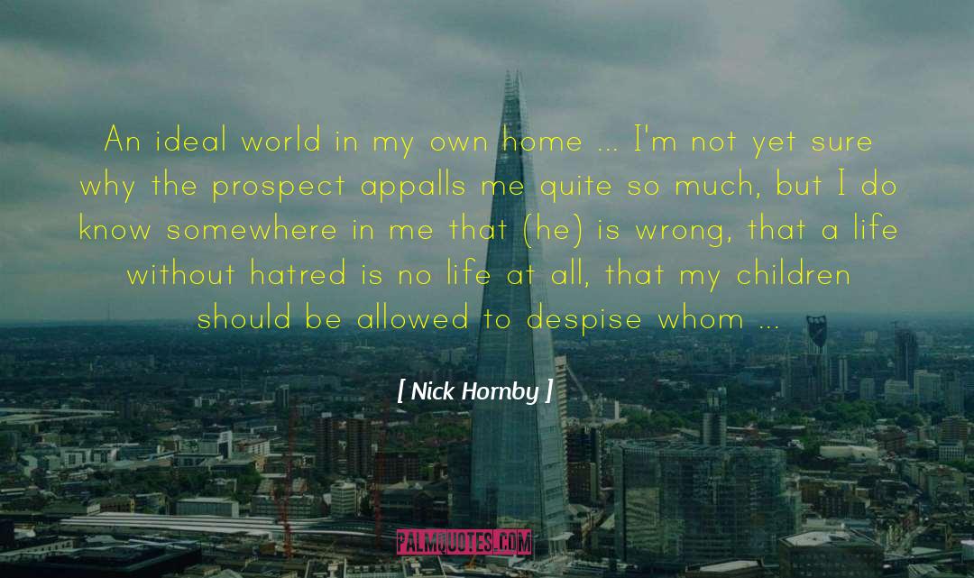 My World My Responsibility quotes by Nick Hornby