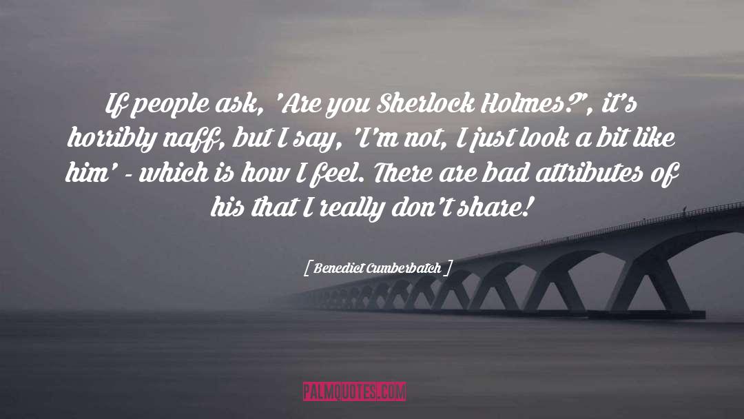 Mycroft Holmes quotes by Benedict Cumberbatch