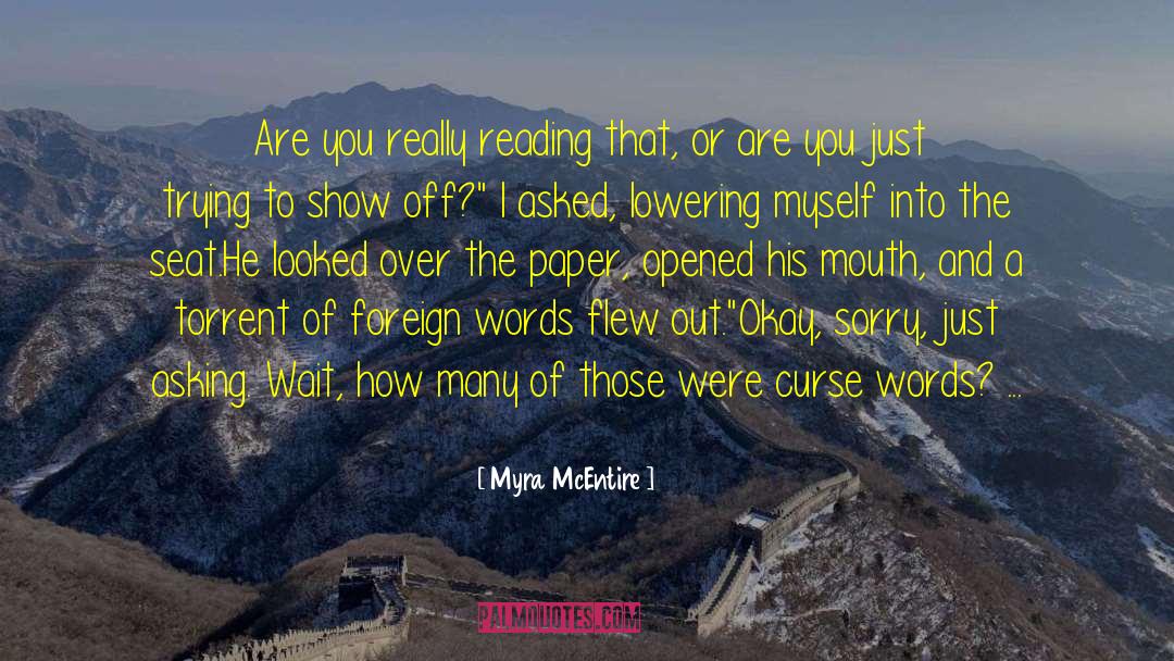 Myra quotes by Myra McEntire