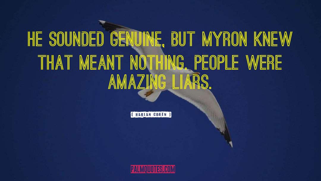 Myron quotes by Harlan Coben