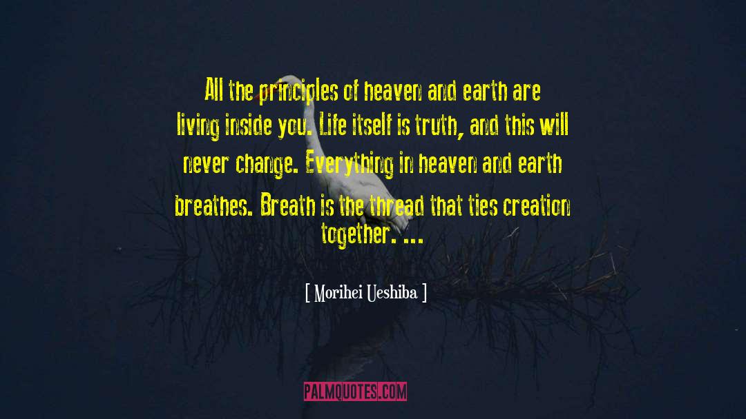 Mysteries Of Creation quotes by Morihei Ueshiba