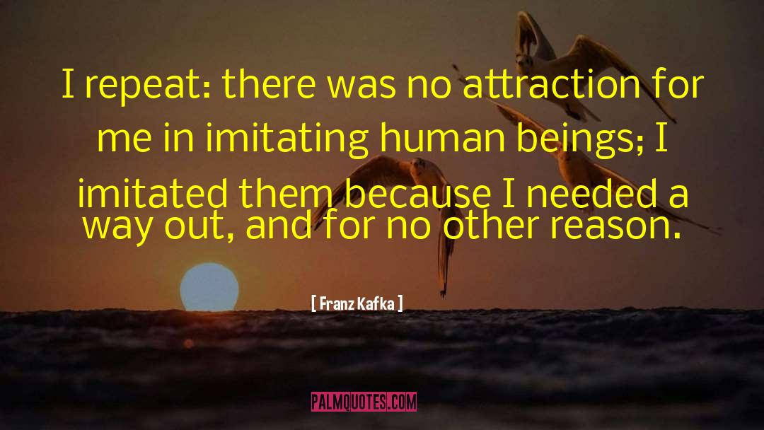 Mysterious Attraction quotes by Franz Kafka