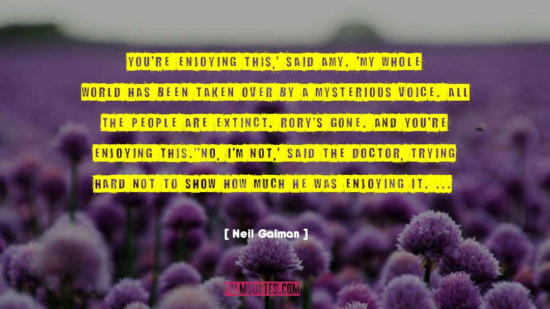 Mysterious Sounding quotes by Neil Gaiman