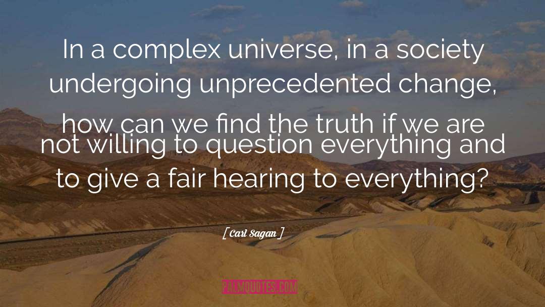 Mysterious Universe quotes by Carl Sagan