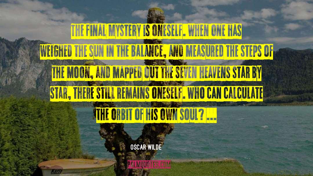 Mystery Fiction quotes by Oscar Wilde