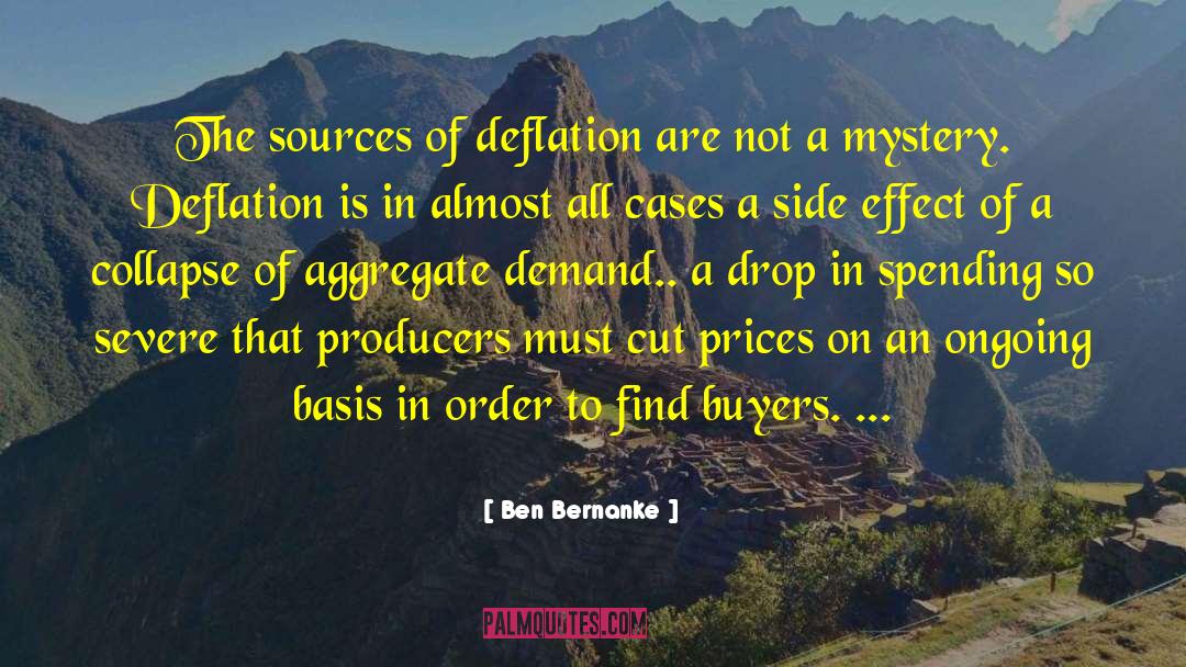 Mystery Novel quotes by Ben Bernanke