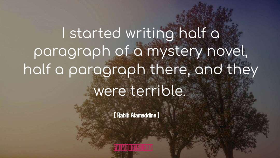 Mystery Novel quotes by Rabih Alameddine
