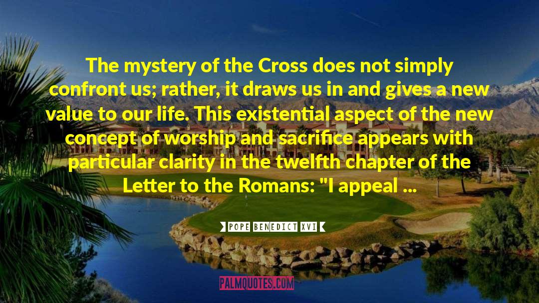 Mystery Novels quotes by Pope Benedict XVI