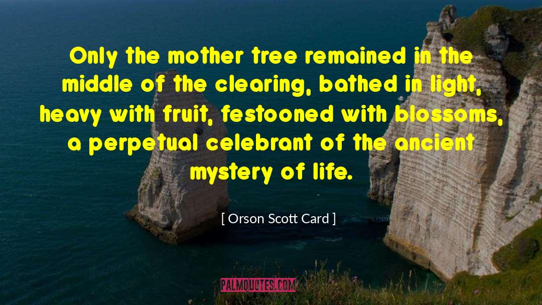 Mystery Of Life quotes by Orson Scott Card