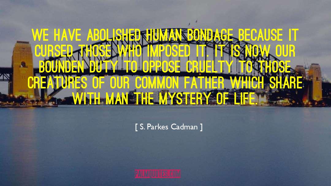 Mystery Of Life quotes by S. Parkes Cadman